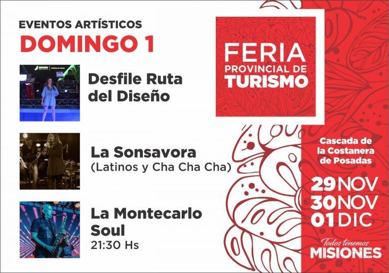 Feria Provincial de Turismo desde este viernes y hasta el 1 de diciembre en la Cascada de la Costanera.