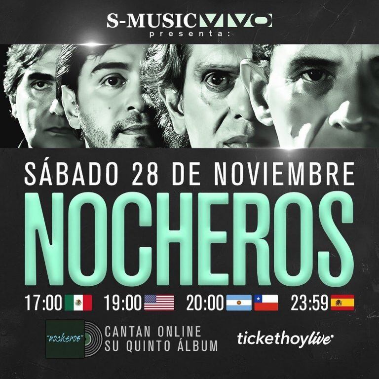 Los Nocheros preparan su nuevo show virtual con el exclusivo Club Nocheros (Facebook Los Nocheros)