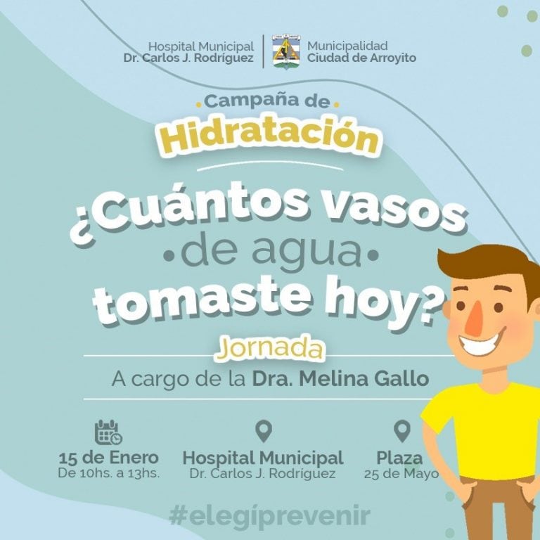 Campaña de Hidratacion en Arroyito