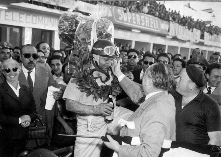 Quíntuple campeón del mundo de automovilismo, Juan Manuel Fangio.