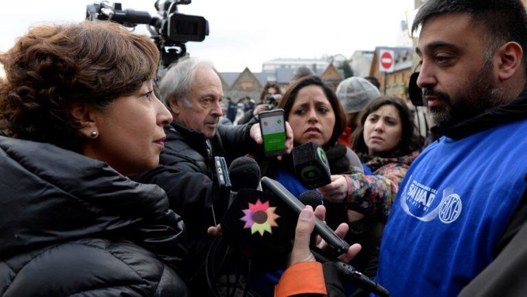 El delegado de ATSA en el sanatorio del Sol pidió a la gobernadora electa Arabela Carreras una reunión. Foto: Alfredo Leiva.