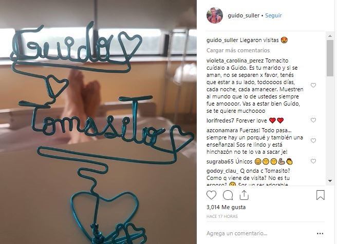 Guido Süller mostró en las redes el regalo que le hizo Tomasito