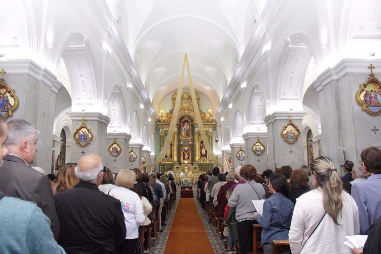 Así conmemoraron a su patrona en su día. Foto: El Diario de la República.