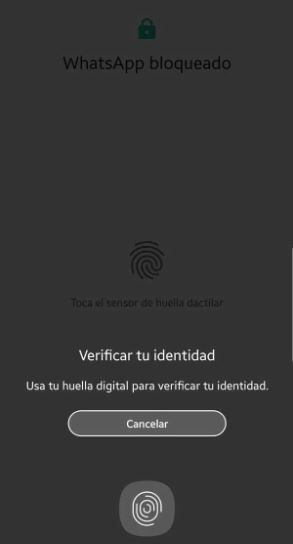 Cómo bloquear WhatsApp solo con tu huella digital