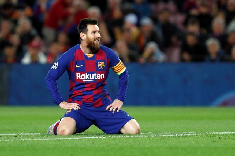 Lionel Messi, en el partido ante Bayern Munich. (AP)