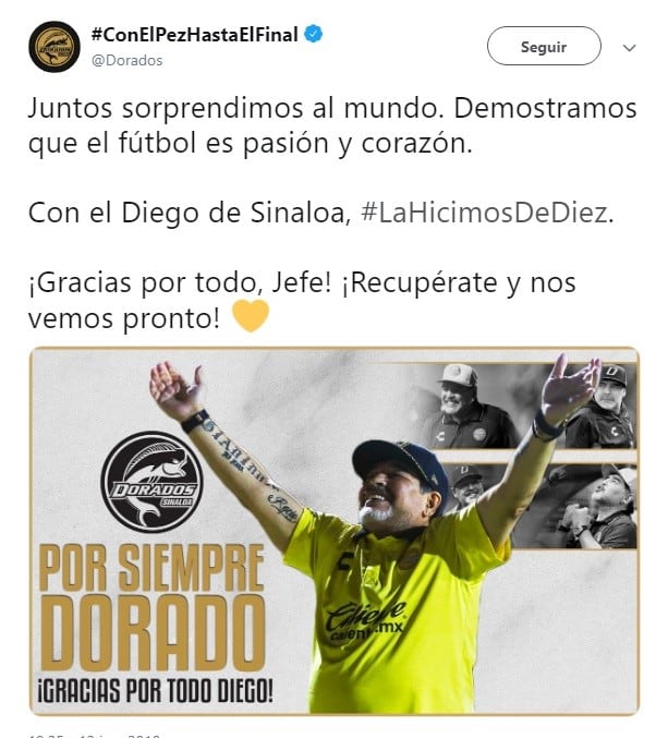 (Twitter: @Dorados)