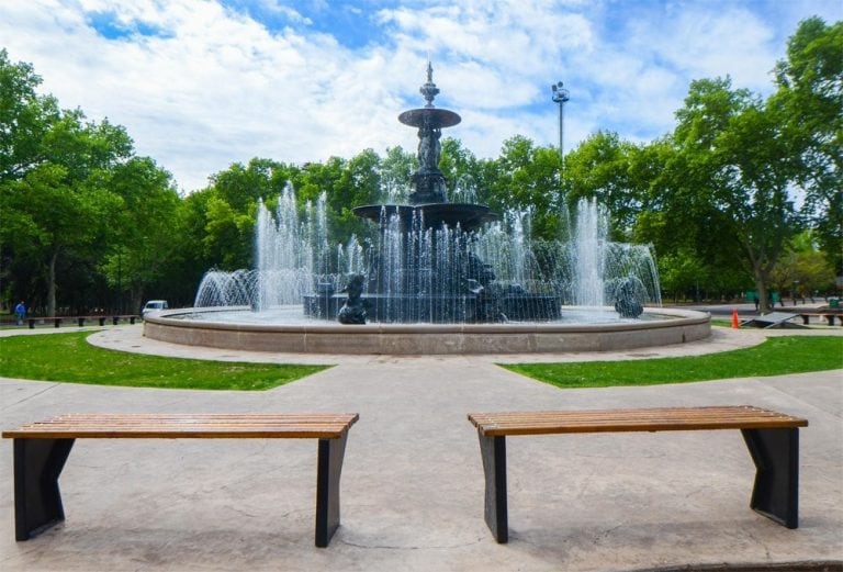 El parque general San Martín cumple 123 años.