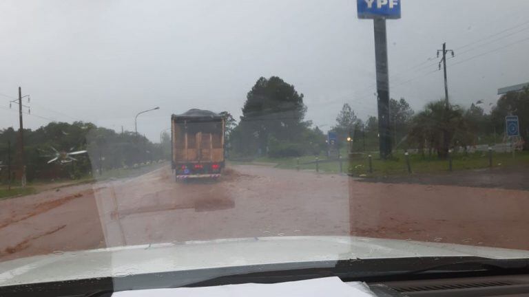 Lluvias en Jardín América.