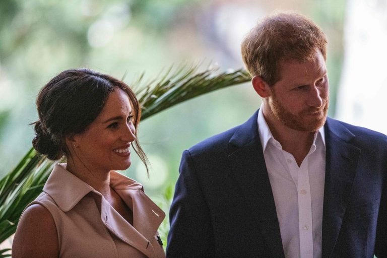 Meghan Markle y el Príncipe Harry. Foto: Michele Spatari / AFP.