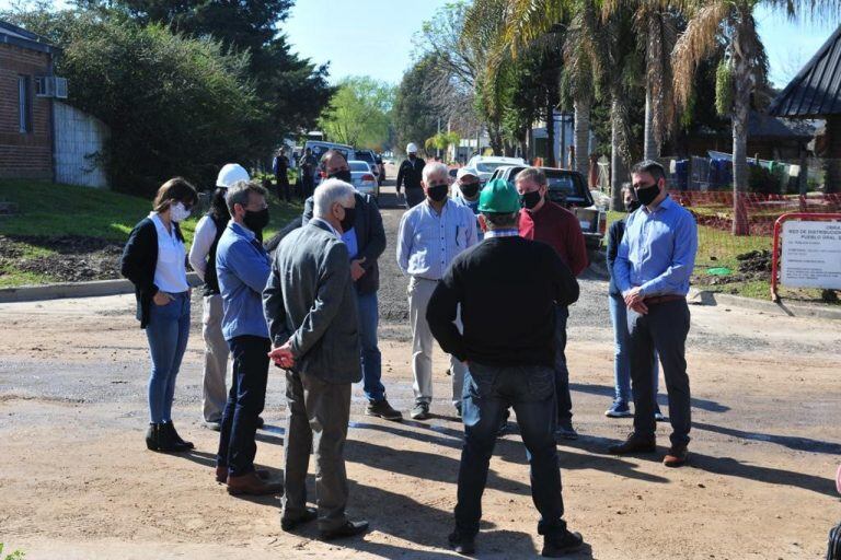 Obras Gas natural - Pueblo General Belgrano.
Crédito: Prensa PGB