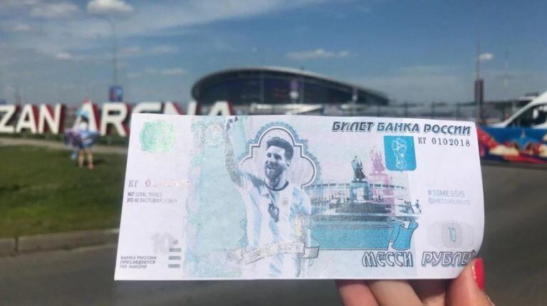 Billete de Messi