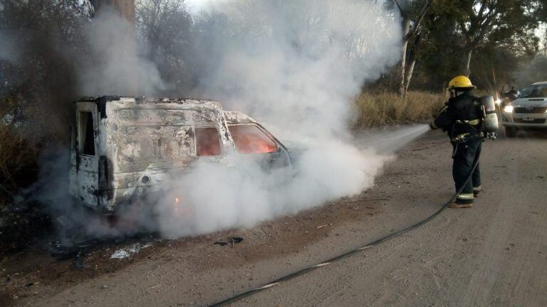 Accidente Río Primero - Gentileza Bomberos Voluntarios