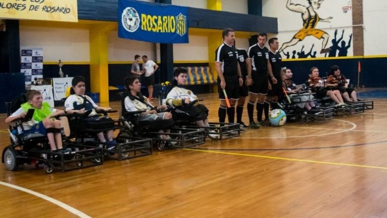 Máquinas Guerreras, el equipo rosarino de Powerchair Football.