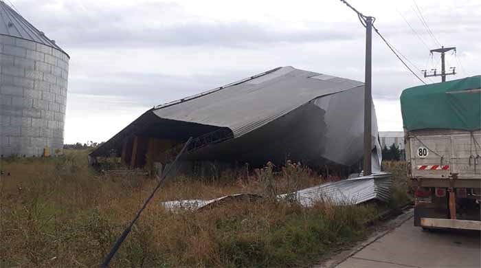 Temporal en Tres Arroyos, 1 de enero 2019