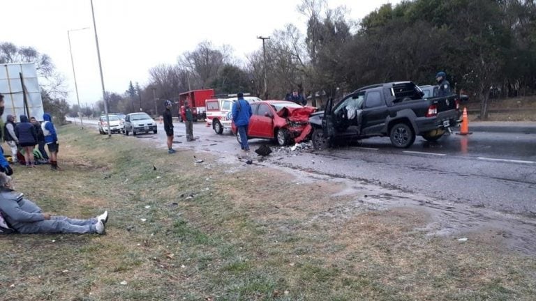 Espectacular accidente en Bialet Masse