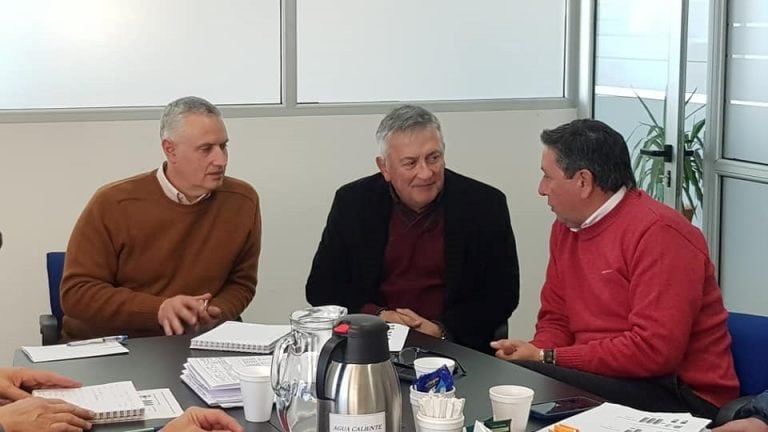 Intendentes de Sierras Chicas se reunieron con autoridades de ECOGAS (Foto: Municipalidad de Mendiolaza)