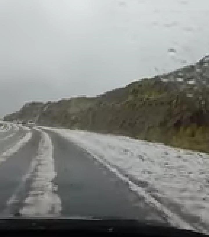 Caída de piedras en Altas Cumbres