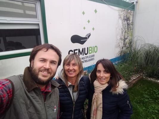 Jonatan Lago, Liliana Cichón y Silvina Garrido, investigadores del Cemubio (Foto: Ecos de la tierra).