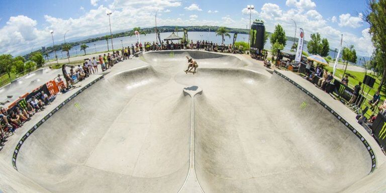 Predio del Skate Park ubicado en la costanera de Villa Carlos Paz.