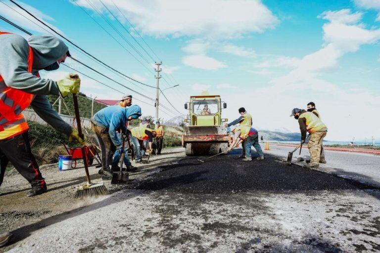 Repavimentación Perito Moreno