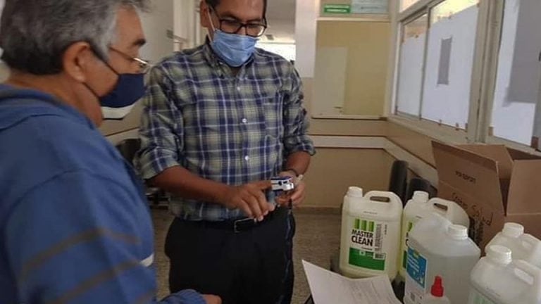 Un salteño ayuda al personal de salud con una colecta que ya recaudó $ 1.000.000 (Facebook RLN24 noticia)