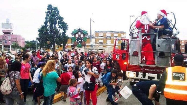 En uno de los tantos encuentros navideños. (Diciembre de 2017).