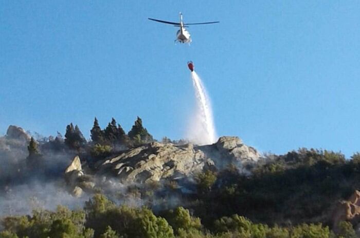 Incendio en Aldea Escolar.