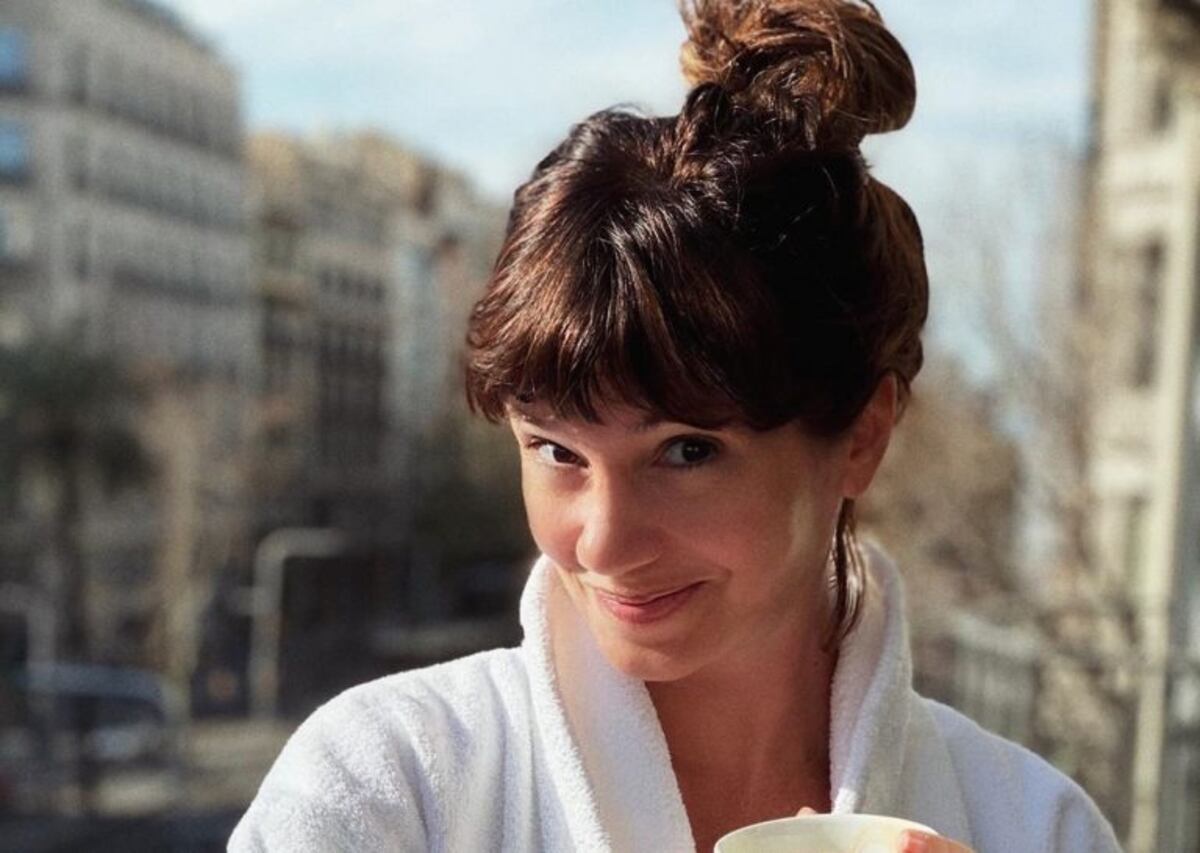 La selfie dominguera de Griselda Siciliani: recién levantada y de entrecasa