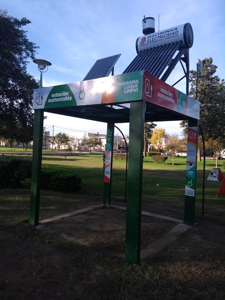 Estación solar en Luque