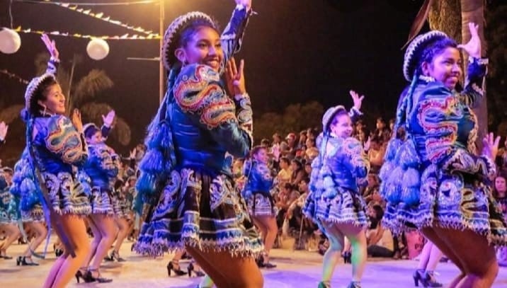 Sayeras bailando en los corsos de San Salvador de Jujuy. (imagen de archivo)