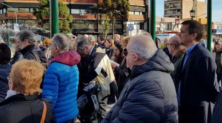 El acto se realizó en la rotonda del Centro Cívico (Municipalidad de Santa Rosa)