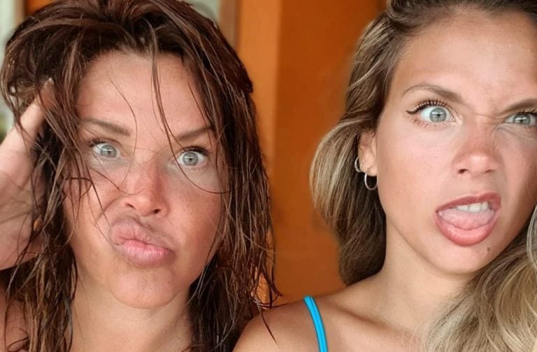 Nazarena y Barbie Vélez (Foto: Instagram)