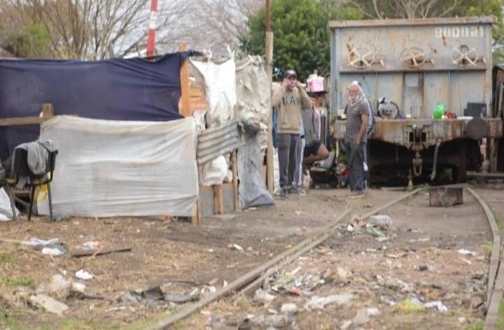 Usurpación terrenos Tre Mitre (Foto: Clarín)