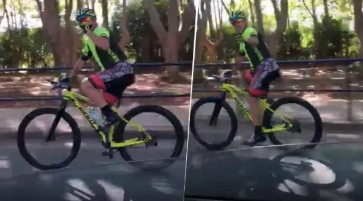 Un médico escrachó a un ciclista que no cumplió la cuarentena por coronavirus: "Se está muriendo gente, salame"