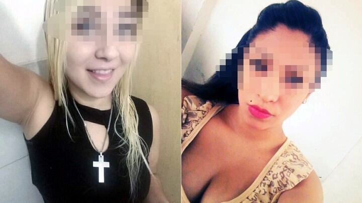 Las hermanas Gimena Solange, de 21 años, y Macarena Agustina, de 23. (Web)