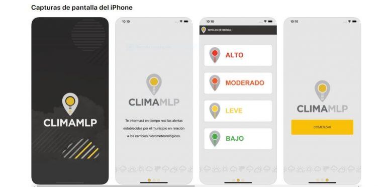 App ClimaMLP para ios