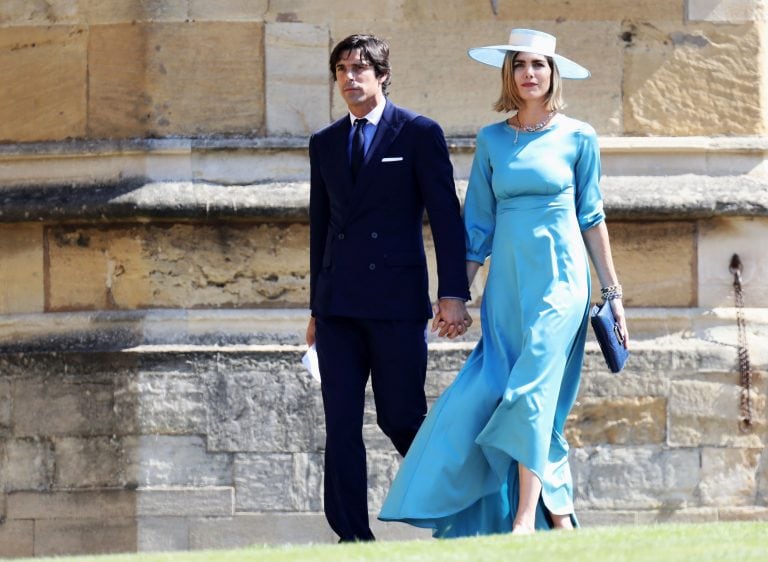 Delfina Blaquier y Nacho Figueras, los argentinos invitados a la Boda Real. Foto: AFP.