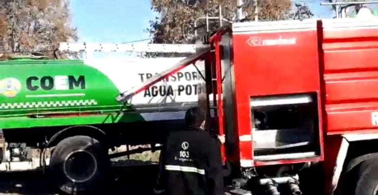 El incendio se produjo en Felipe Moré  y Tucumán.