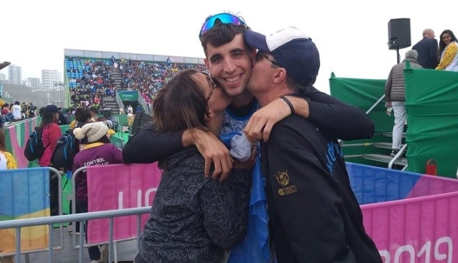 Nicolás Capogrosso obtuvo la medalla de bronce en los Panamericanos de Lima (AP)