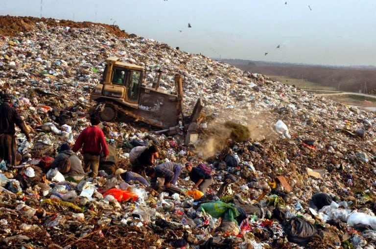 Basural a cielo abierto. Imagen ilustrativa.