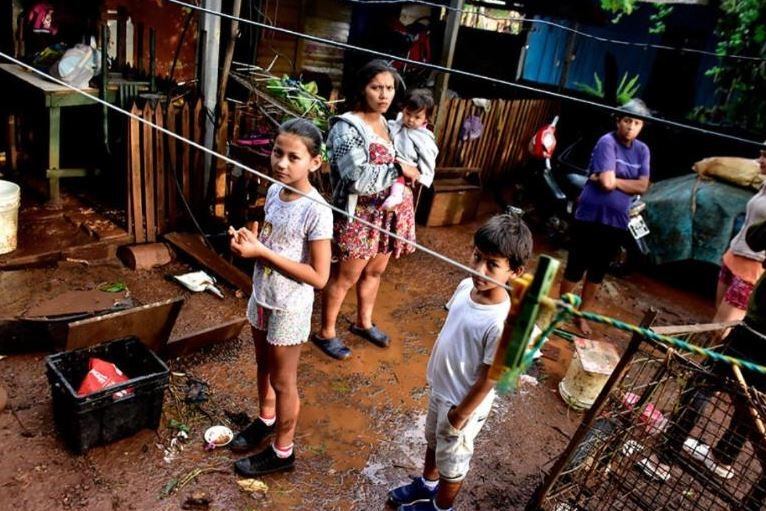 Inundaciones en Posadas. (Foto: El Territorio)