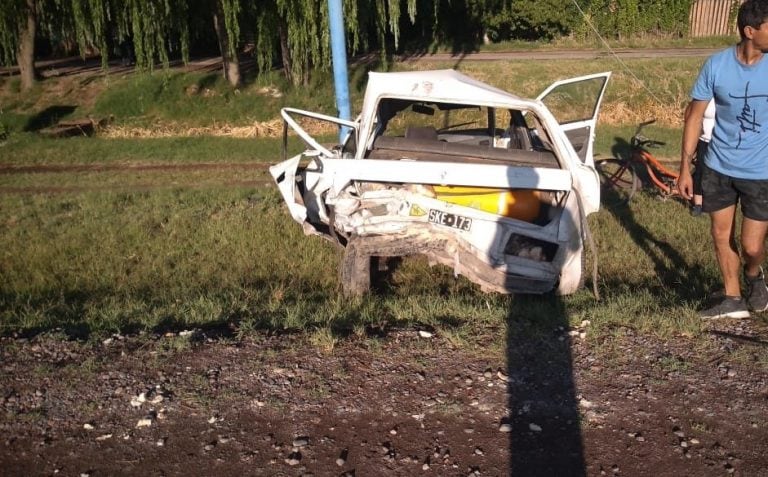 Accidente de tránsito en ruta 40.