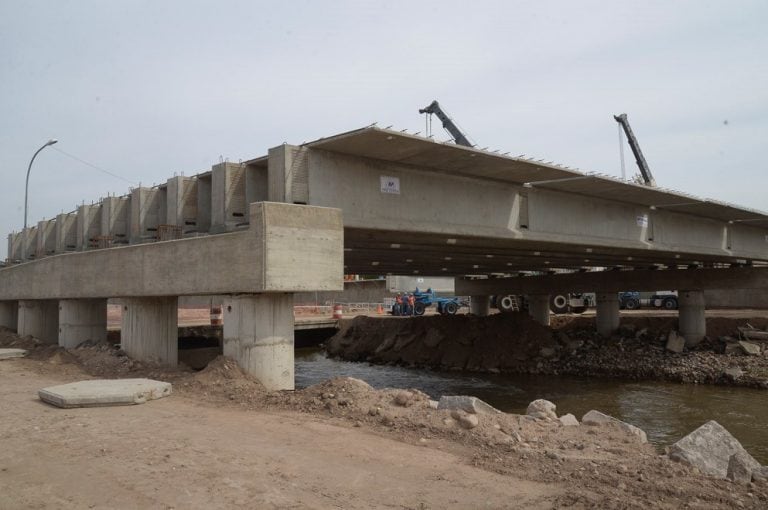 Ya se puede transitar por la zona sur de la Costanera en otro tramo.