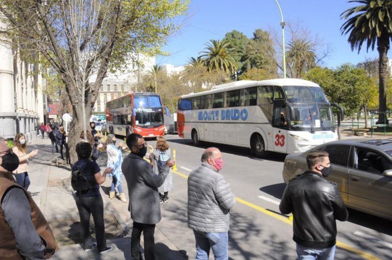 Marcha nacional de las empresas de viajes y turismo.