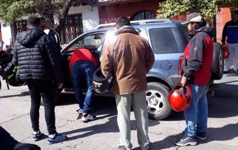 La pareja estaba registrada por diferentes cámaras de seguridad.