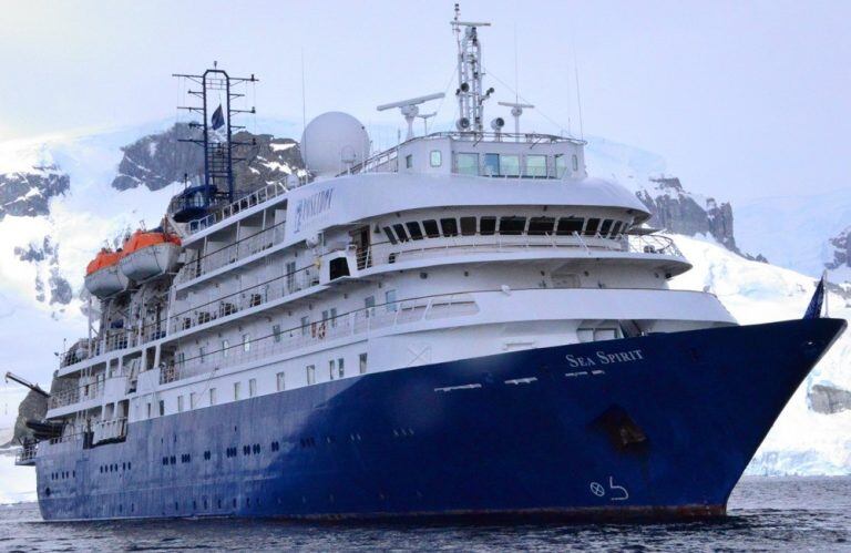 Sea Spirit  crucero utilizado por Poseidon Expedition para las travesías en Antártida