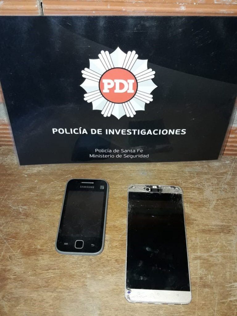 Los policías realizaron el allanamiento en una vivienda de Rivadavia al 100.