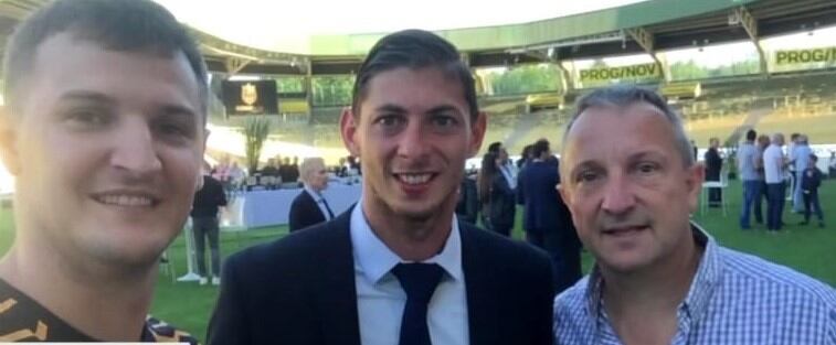 Emiliano Sala recibió en 2018 en Francia a su amigo Martín Molteni. (Facebook)