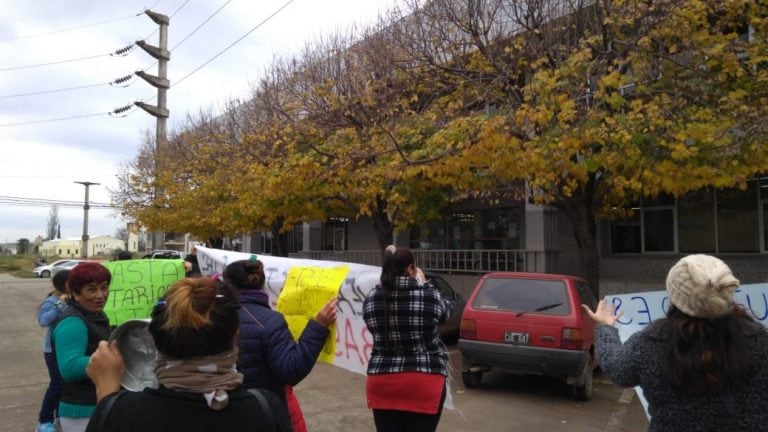 Manifestación en la Cooperativa (Gentileza Mas Radio)