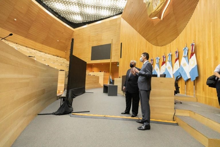 Manuel Calvo recibió al vicegobernador de Jujuy, Carlos Haquim